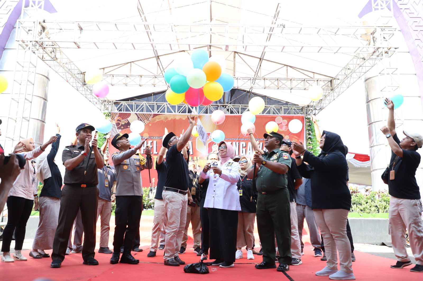 APEL SIAGA PENGAWASAN KAMPAYE PADAA TAHAPAN PEMILU SERENTAK 2024