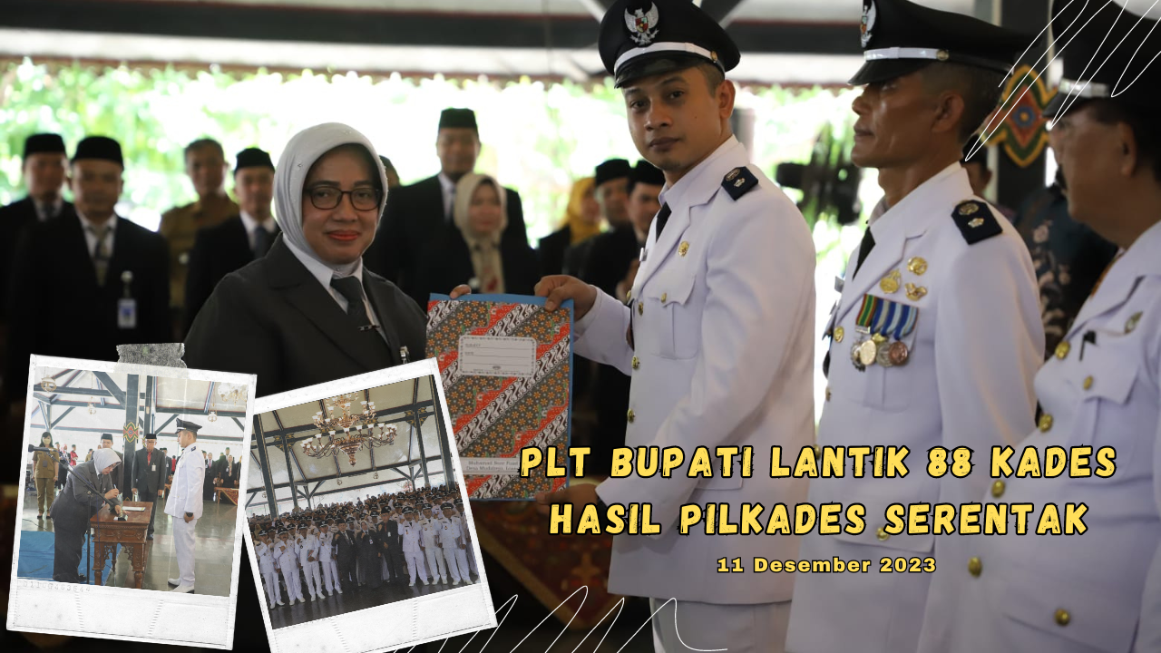 Plt Bupati Lantik 88 Kades Hasil Pilkades Serentak